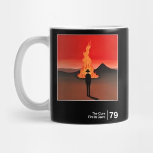 Fire in Cairo / Minimal Style Graphic Artwork Design Mug